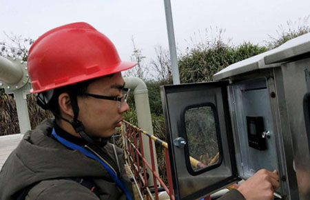 污水處理行業\聯測pH、電磁服役于浙江建業化工污水處理站